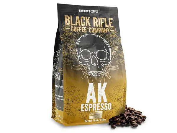 Black Rifle Coffee Company, AK-47 Espresso,100% Arabica Coffee,Colombian Supremo Roasted Dark, Whole Bean
