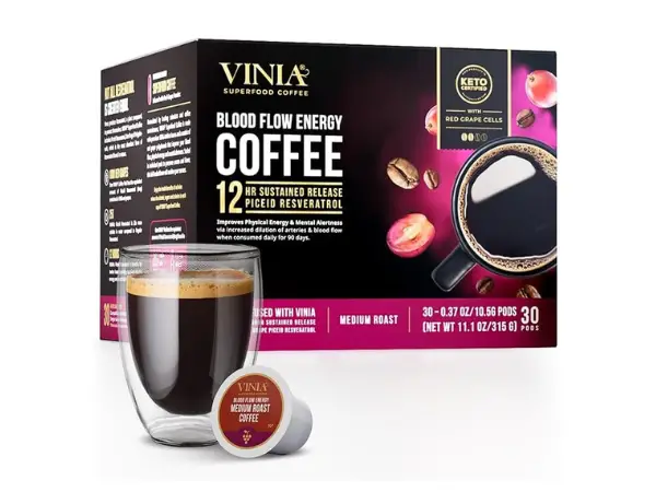 VINIA Blood Flow Energy Coffee Pods photo