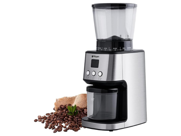 Aligain Stainless‑Steel Burr Coffee Grinder 1