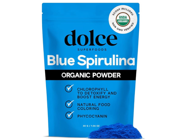 Dolce Blue Spirulina Organic Powder