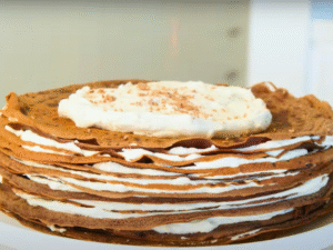 Easy Classic Coffee Crêpes Recipe - Assemble the Cake