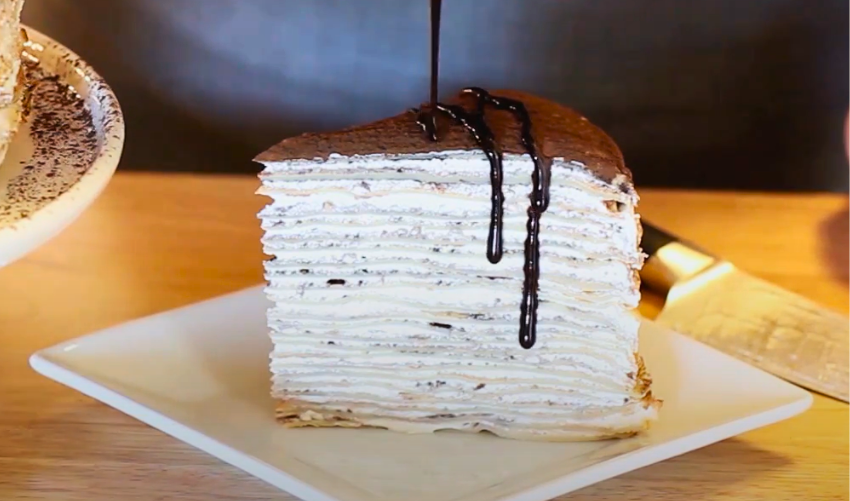 Homemade Tiramisu Crepe Cake Recipe & Tips photo