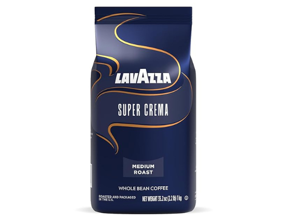 Lavazza Super Crema Whole Bean Coffee x3