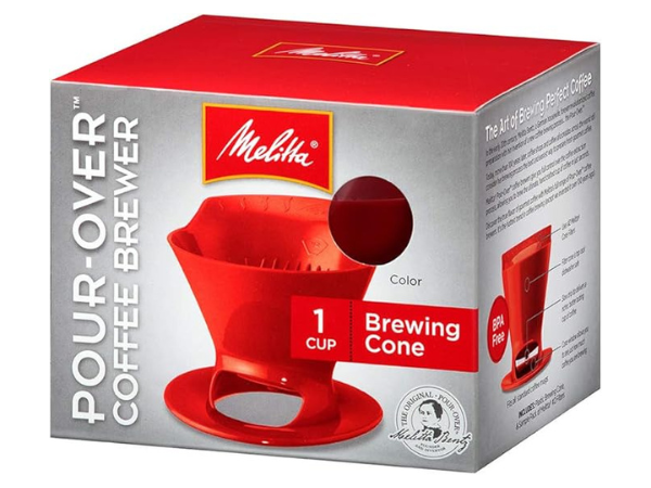 Melitta Porcelain Cone #4 Filters (Red Set) 1