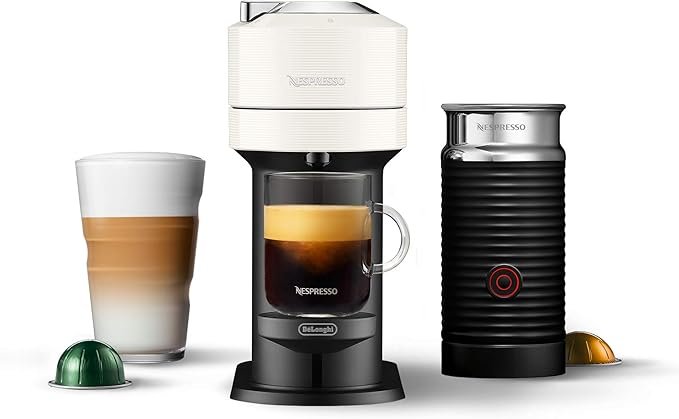 Nespresso Vertuo Next By De’longhi + Aeroccino Milk Frother 1