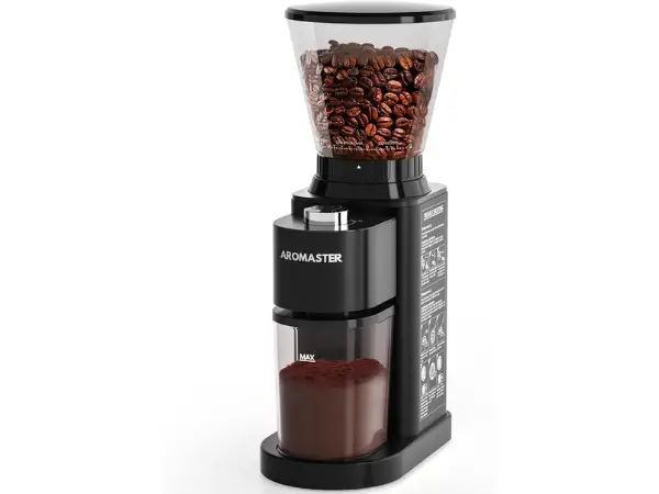 Aromaster Burr Coffee Grinder, Electric Coffee Grinders