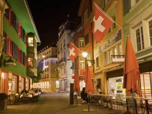 Cafe in Switzerland