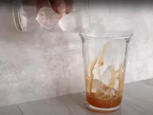 Homemade Recipe Iced Caramel Latte - Chill the Glass