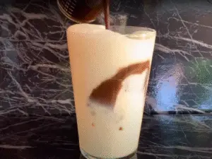How to Make an Iced Hazelnut Latte - Pour & Swirl