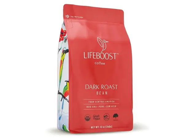 Lifeboost Dark Organic Coffee Beans