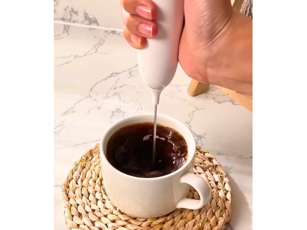 Make Quick Espresso Using An Electric Milk Frother photo