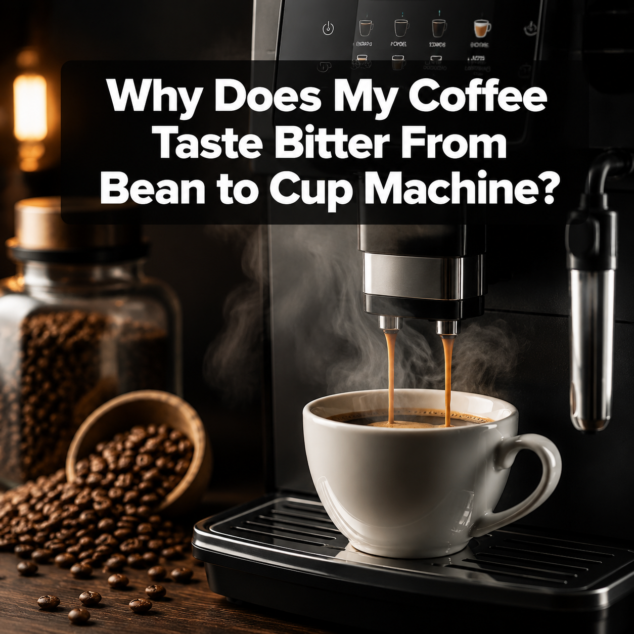 Why Does My Coffee Taste Bitter From Bean to Cup Machine? The Real Causes and Fixes