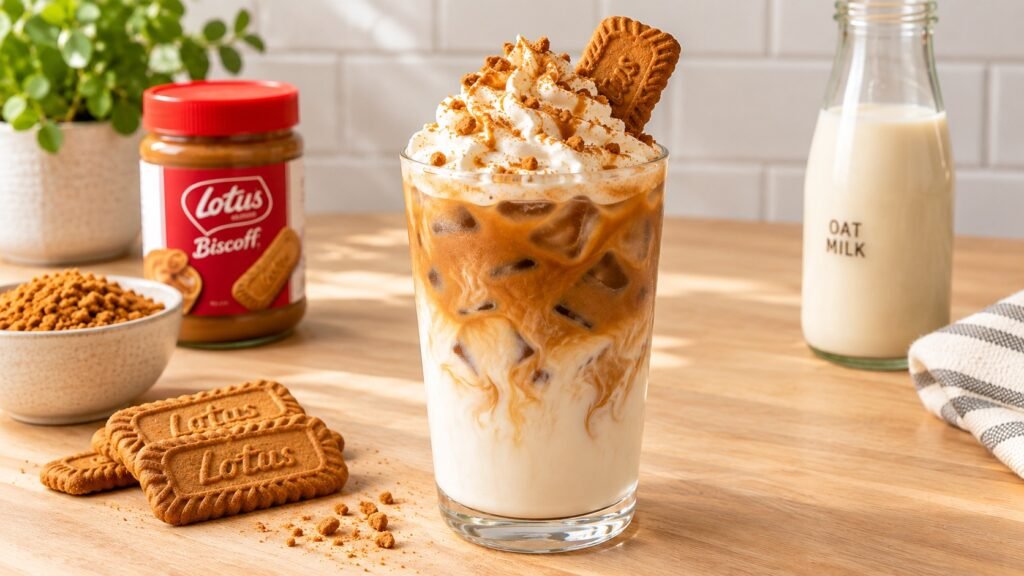 Biscoff Iced Latte Recipe